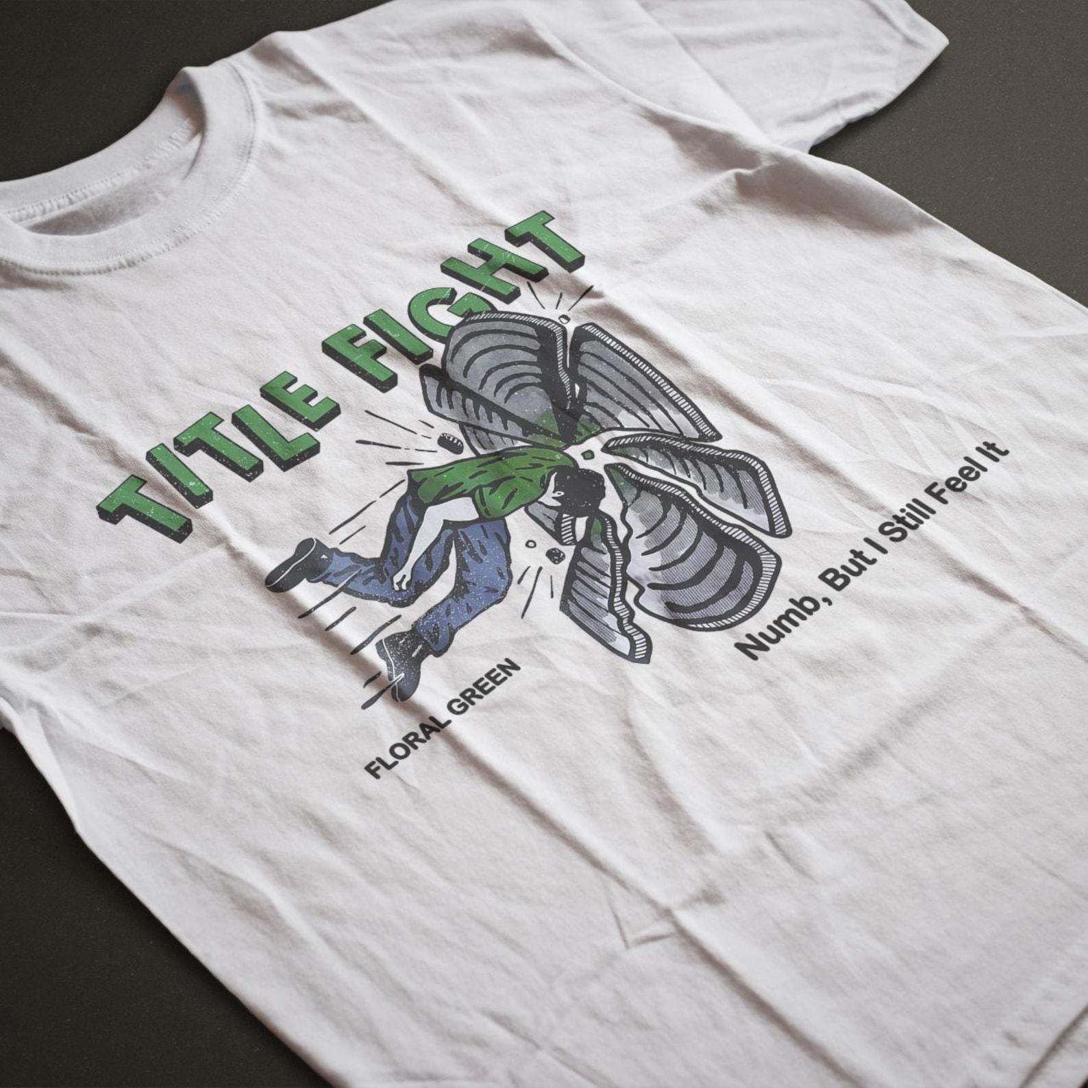 Rare Title Fight band Full Size 100% Cotton Shirt M