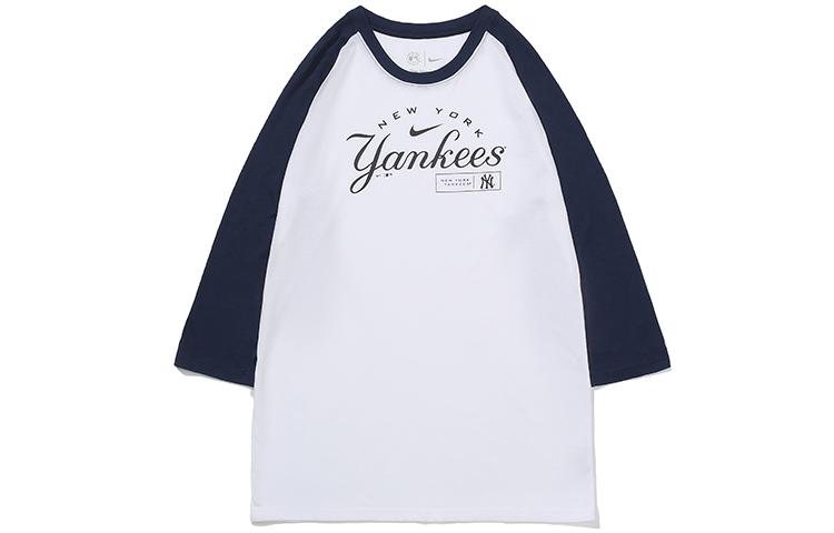 Nike X MLB Kids T Shirts Crew Neck Moderate 3Z3B7SBHA-NYY L