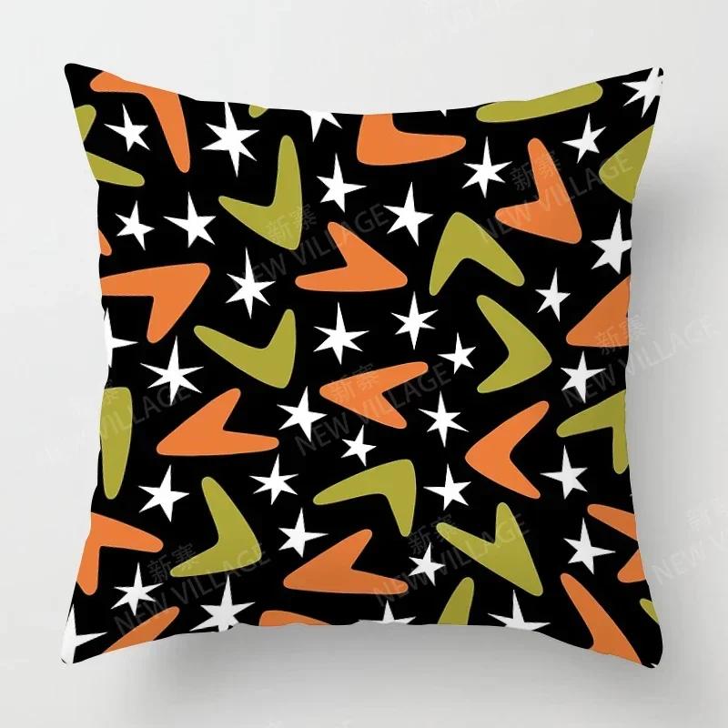 Nordic Fall Home Decor Autumn Throw Pillow Case Sofa Cushion Cover Modern   Geometry