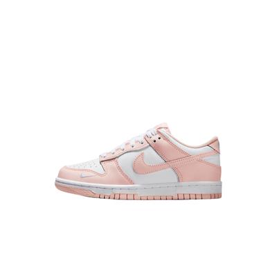 Dunk Syntetyczna Skóra, Skóra Niskie Dziecięce Buty do Skateboardingu Różowe Białe Unisex IF6172-100