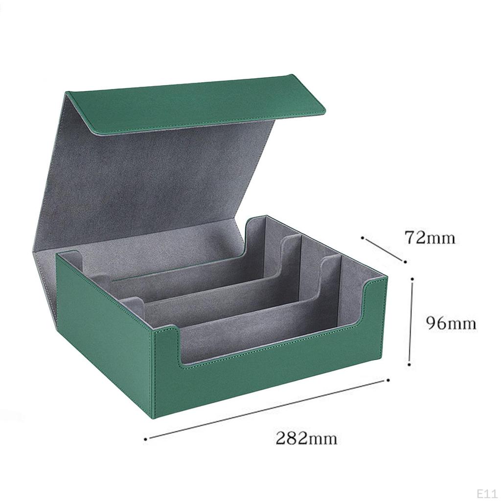 Deck Card Case 1800+ Protection Holder 11.5x10x4.2Inches for Sport Cards