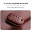 Genuine Leather Auto Key Fob Cover Case Housing Fit For Honda Accord Civic City Fit Hr-V Xr-V Folding Auto Smart Protector Housing Mount Auto