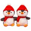 Pair of Penguin Plush Toys for Wedding Bedroom Decoration and Gifts