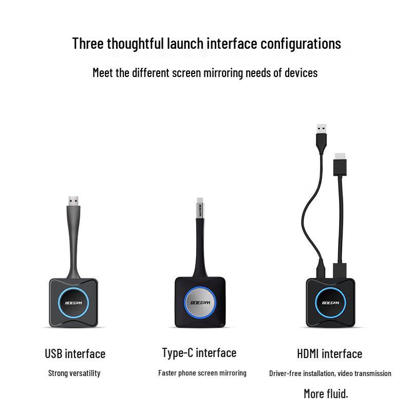 BOEGAM VS200 4K Wireless HDMI Display Adapter (CN version)