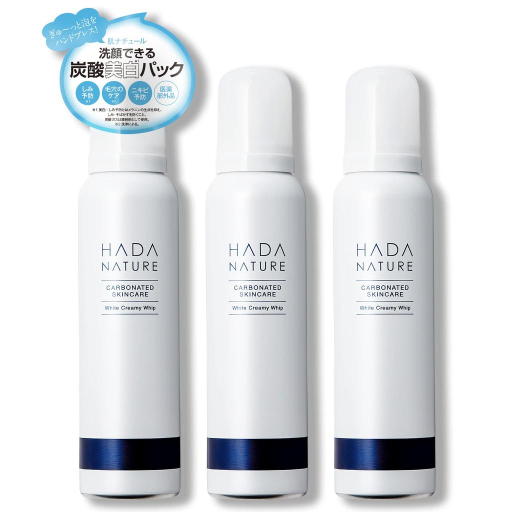 Hada Nature White Creamy Whip treatment of dark spots and stains with carbonated cleansing face Approximately 3 worth "Thorough foam" (Face