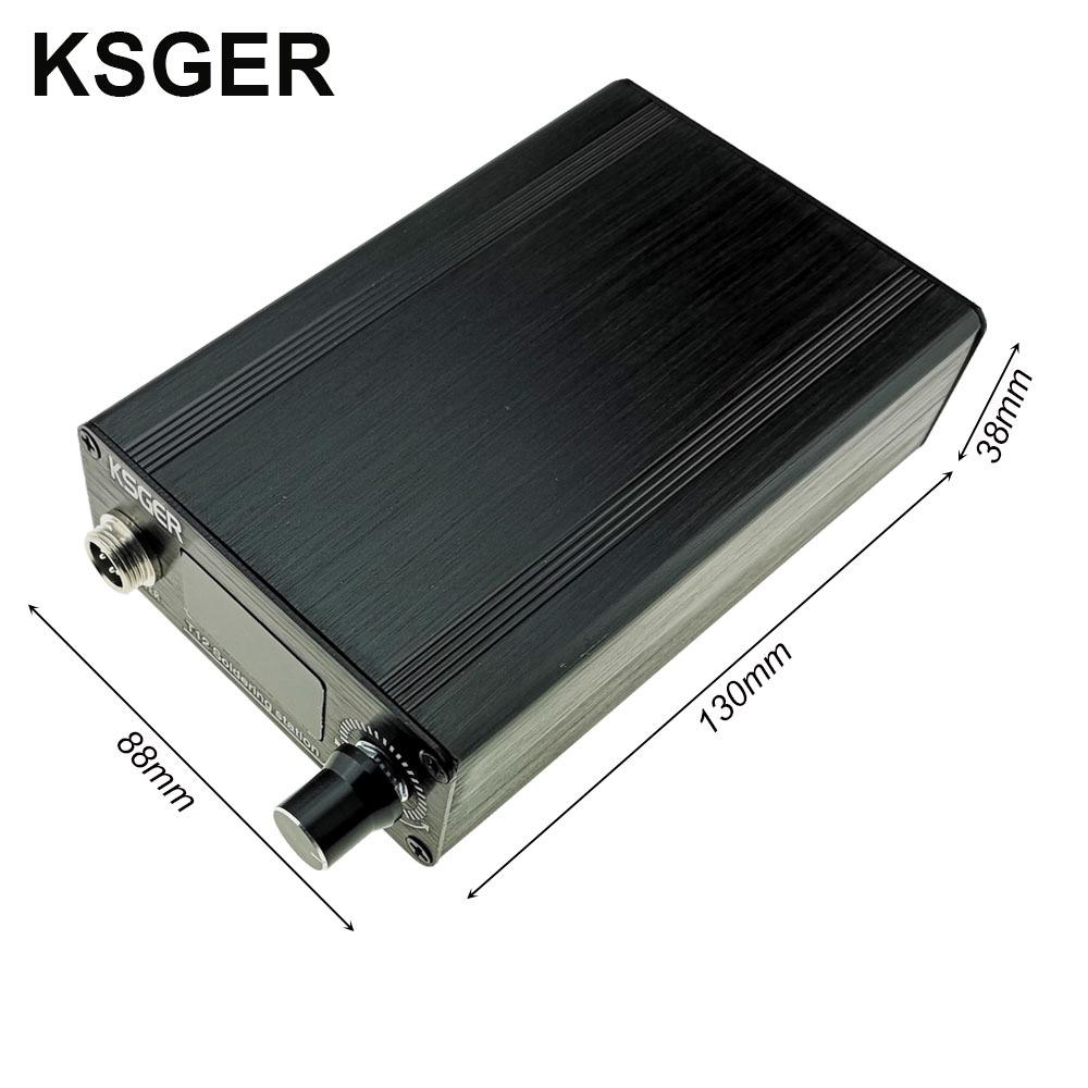 KSGER T12 Soldering Station OLED Adjustable Temp STM32 V2.1S with Electric Soldering Iron Tip Heating Core