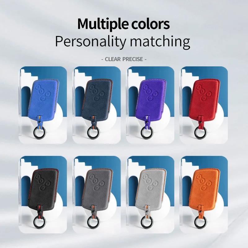Car Key Case For Renault Duster Captur Clio Logan Megane Koleos Scenic Nema Fluence Zoe Cover Shell Protector Accessories
