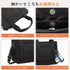 Tote Shoulder Mini Tote Large Crossbody Shoulder Work Lunch Lunch Black [ENLAN] Bag, Small, 2-way, Bag, Women's, Men's, Bag, Capacity, Divider, Bag,