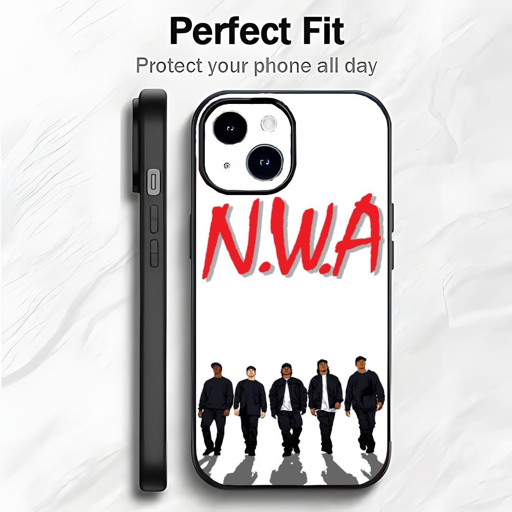 

Rap Pioneers N-N.W.A Phone Case Phone Case Soft Packaging Lightweight For iPhone17 16 15 14 13ProMax iphone17air