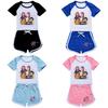 Kpop Demon Hunters Children Summer Short Sleeve Shorts Sport Set With Soft Cotton Fabric For Active Play