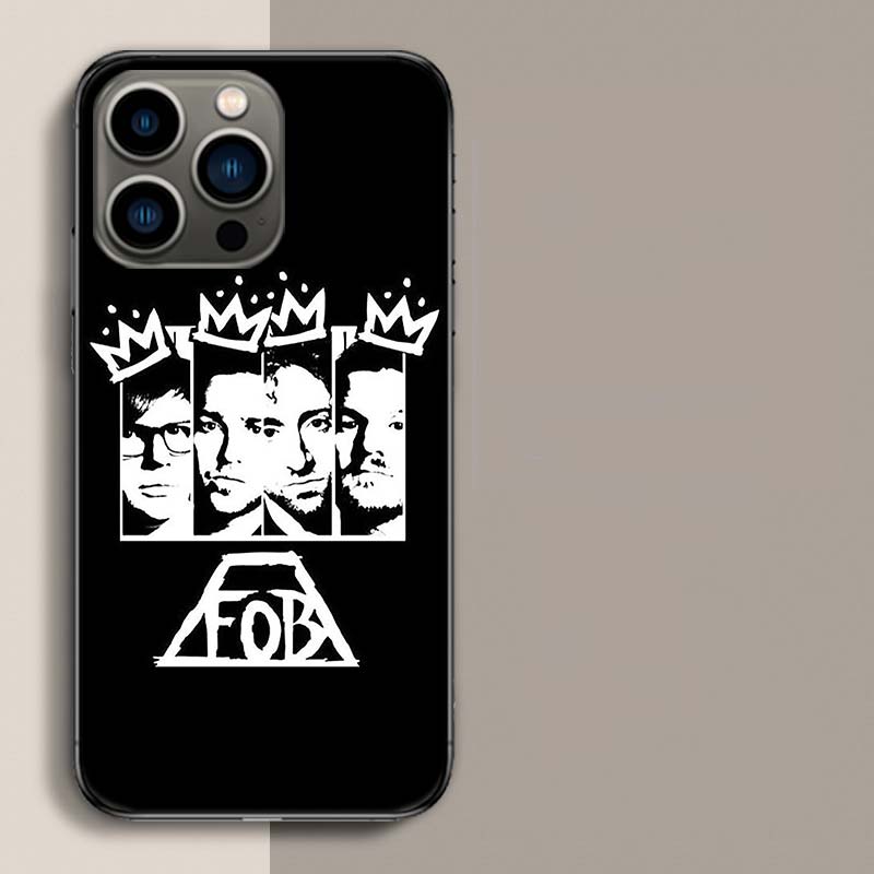 Rock Band FOB Cool Phone Case For Iphone 17 Air 15 Pro 14 Plus 16 Pro Max 17E 16E 12 13 Mini 11 Cover Cute Fundas