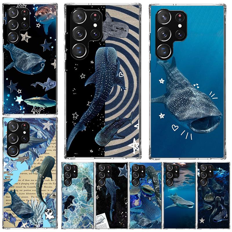 Ocean Whale Shark Soft Phone Case For Samsung Galaxy S22 S23 S24 S25 Edge S26 Ultra S20 FE S21 Plus + Fundas Coque Galaxy S20 S2