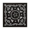 Trifong Bandana Black Adult Cotton 100% Handkerchief Stylish Bandana Cap Cotton Bandana Men's Women's Unisex Bullfighting Pattern 55cm x 55cm