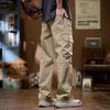 Tooling Pants Men's Summer New Loose Straight Wide-leg Pants Outdoor Wear-resistant Tide Brand Ruffian Handsome