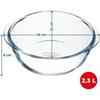 Air Fryer Plate - Pyrex - 1450144 - Round - In Borosilicate Glass - 26 Cm