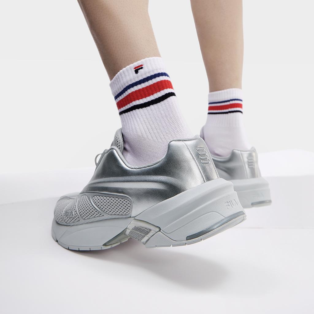 Fila Replica Ferrari Avant-Garde Trendy Low-Top Casual Shoes Men Sneaker Silver F12M431116FSI