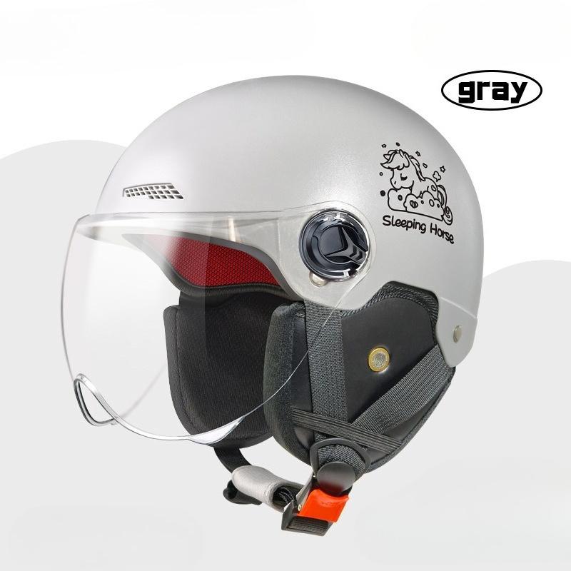 Electric Vehicle Four-season Helmet Motorcycle Helmet Summer Sun Protection Women's Helmet Men's Electric Vehicle Half Helmet
