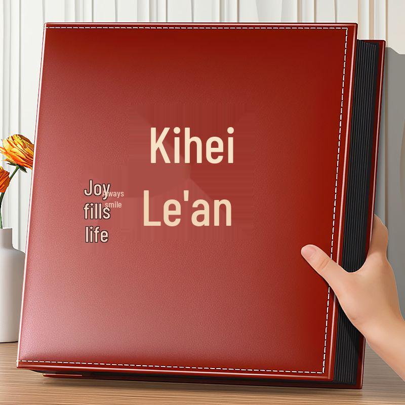 

Фотоальбом семейный, смешанный размер - 5x7, 8x10 дюймов, большая вместимость, памятный, для хранения фото пар Standard Film Coating [5-inch, 600 Pages, White]