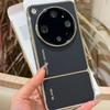 For OPPO Find X9 Ultra Case Magnetic For MagSafe Luxury Leather Electroplating PC Border Phone Cover Shockproof Bumper