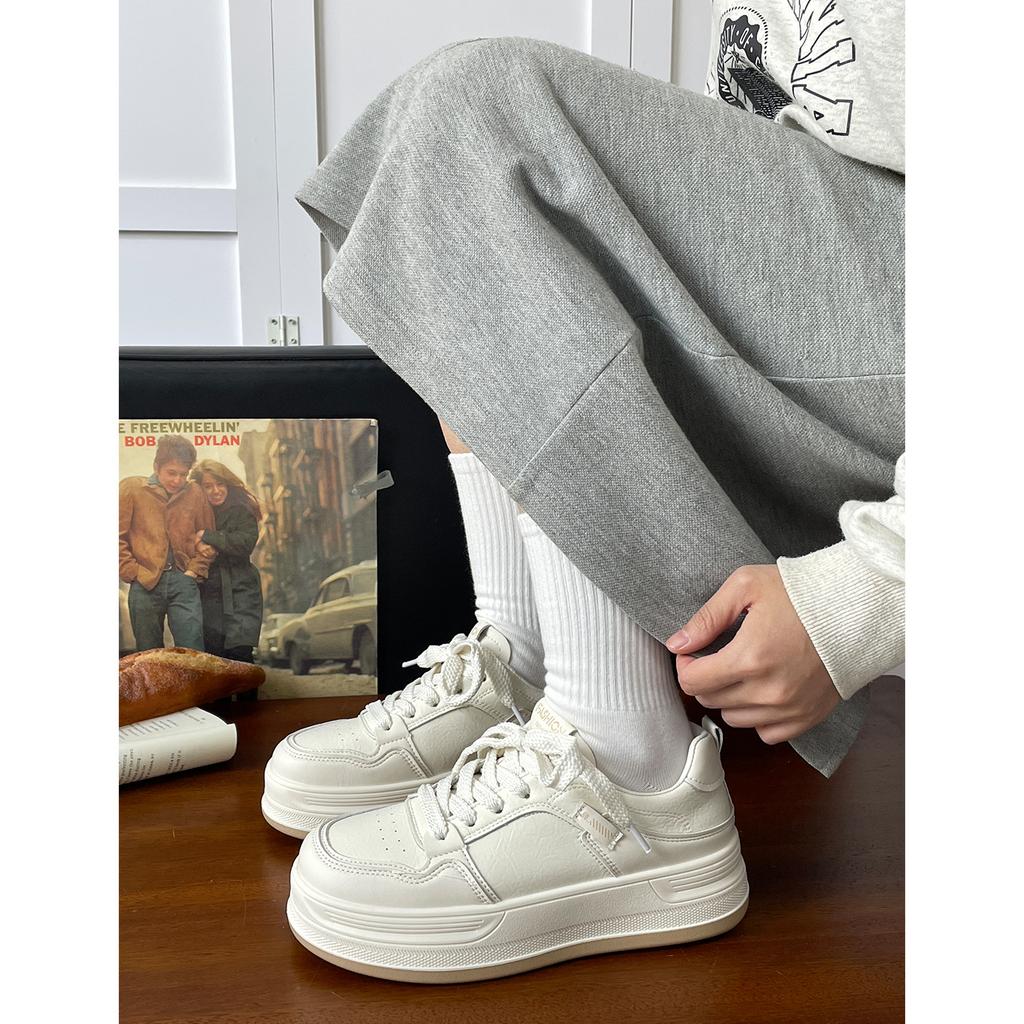 Popular Little White Shoes Women's 2025 New Heightening Shoes Women's White Casual Shoes Board Shoes Women's Sports Shoes Women's Shoes