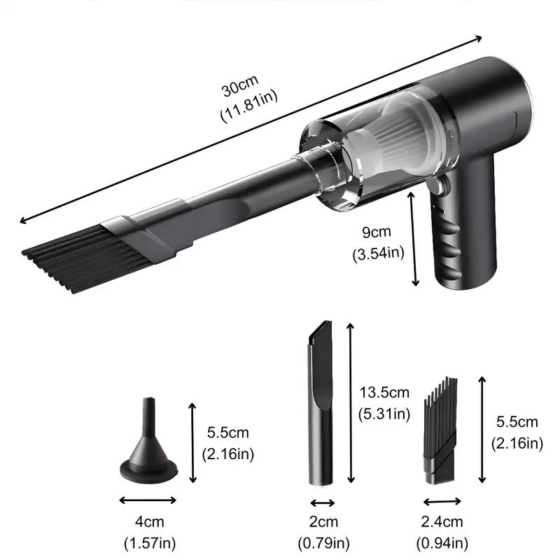 Portable 6000Pa Vacuum Cleaner, Rechargeable, Powerful for Home And Car, Dry And Wet Cleaning, Lightweight And Wireless Compact Design, Suitable for