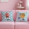 Classic Holiday Easter Day Cushion Cover Soft  EasyWash Pillow Case  Versatile for Couch Bed Travel and Office
