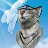 3D Animal Cat Design Summer Full Face Neck Protector Sun Shield Breathable Quick Dry Polyester Helmet Liner for Outdoor Cycling