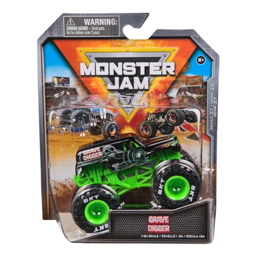 Monster Jam 2024 Series 37 Diecast 1:64 Scale Monster Truck Grave Digger Legacy Truck