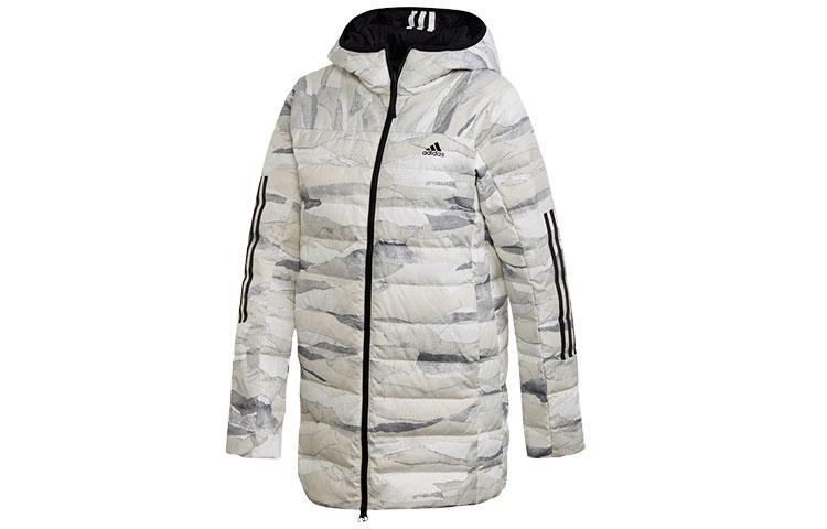Adidas Down Jackets Women s Black Hooded Moderate Other FR6637 L