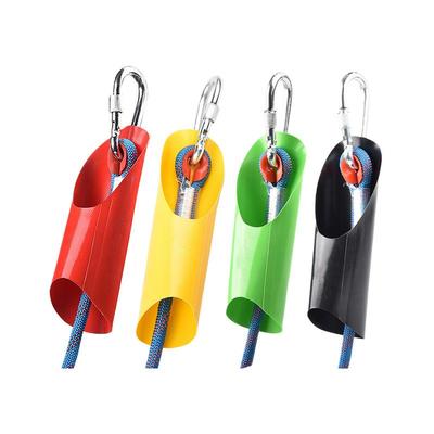 Rope Protector Portable Anti-Wear PVC Rope Protector Sleeve 4X Rappelling Abseiling Equipment Rock Climbing Rope Protective