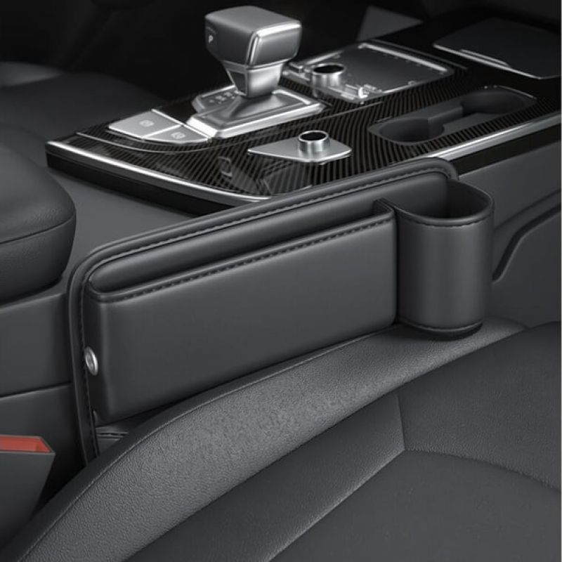 Cutie de depozitare pentru scaune de mașină Umplere de goluri pentru scaune de mașină Buzunare universale pentru spații pentru scaune de mașină Organizator pentru consolă Cutie de depozitare multifuncțională pentru crăpături