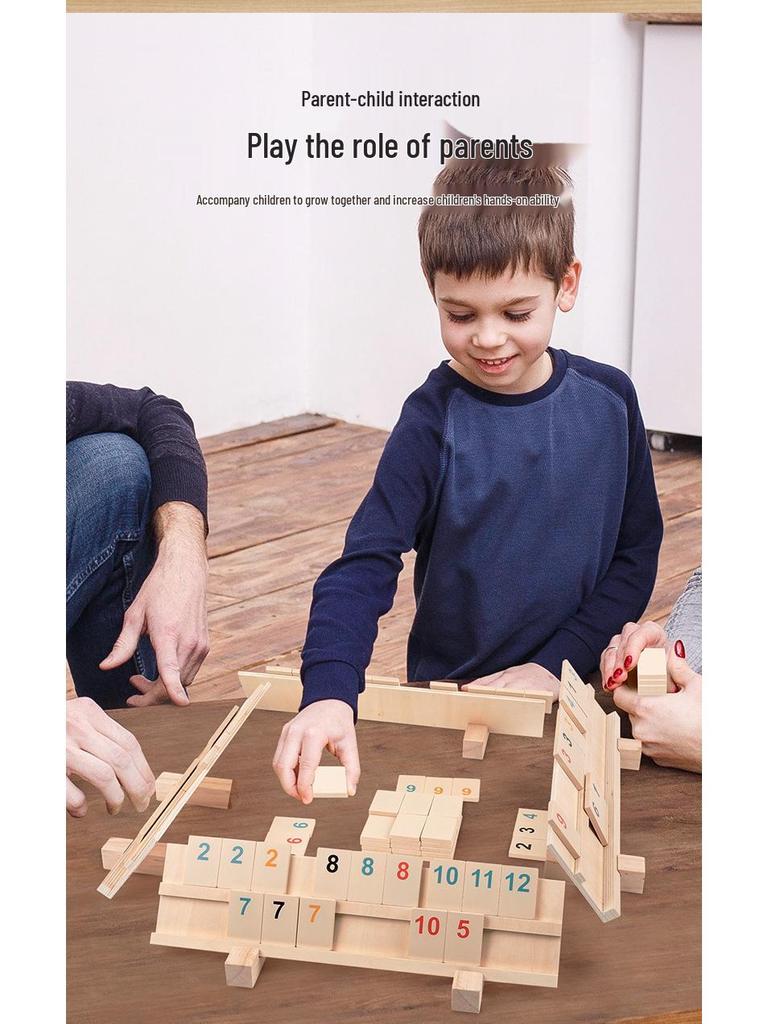 Versatile Israeli Multiplayer Wooden Board Game: Educational Fun for Kids and Parents