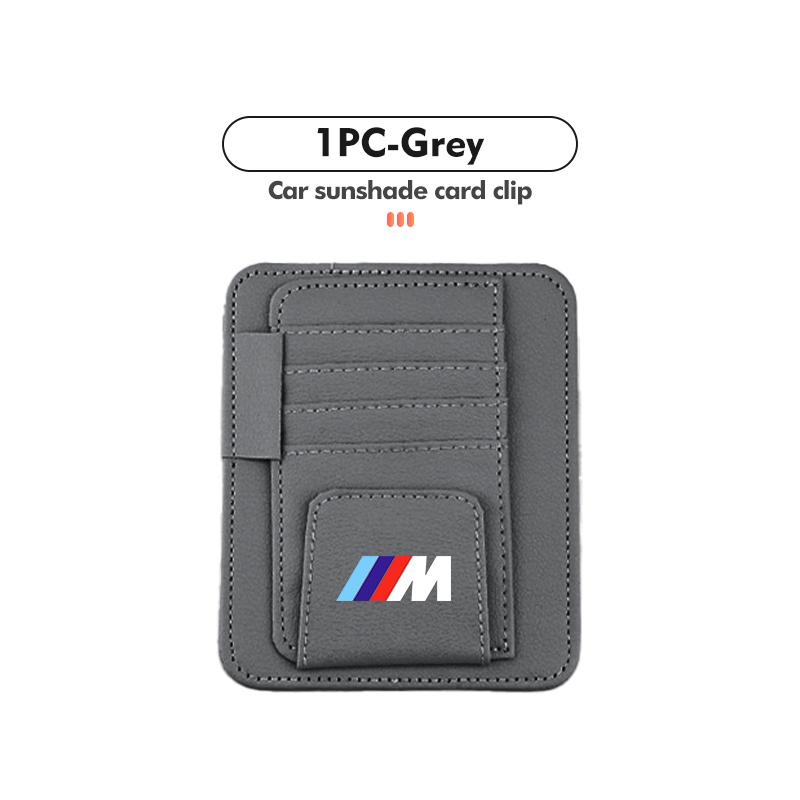 For BMW Car Sun Visor Storage Bag Hanging Organizer Holder Accessories E93 F10 F20 F30 F40 F15 F25 F26 F31 F49 F86 M3 M5 X3