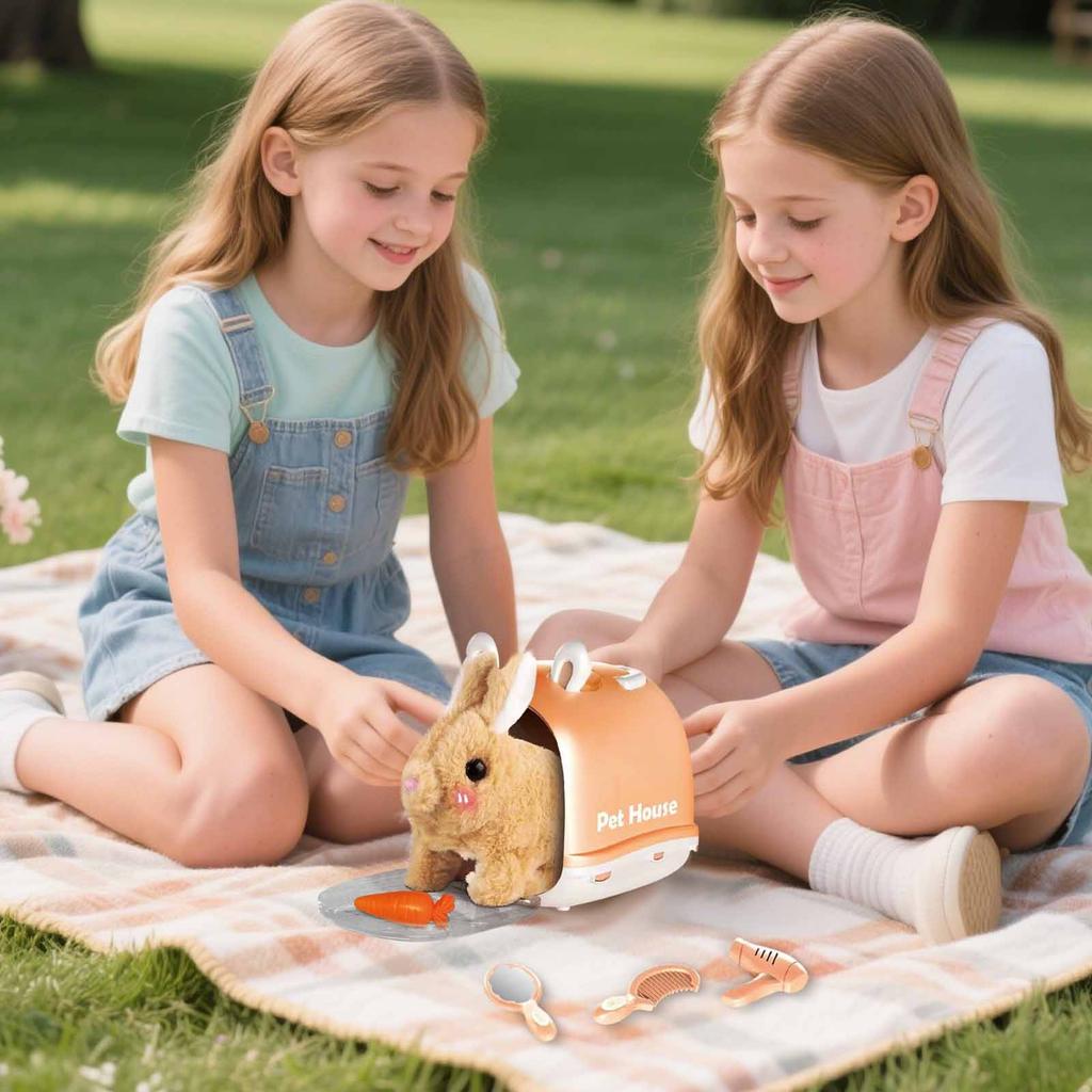 Robot Bunny My Realistic Robot Bunny Robot Bunny, Like A Real Rabbits Toy Bunny, Walks Like A Real Rabbits