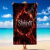 Slipknot Druck Mikrofaser Strandtuch Sand?Leichtes, widerstandsfähiges Handtuch für Schwimmen, Outdoor und Reisen