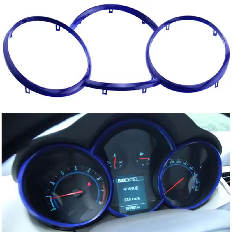 For Chevrolet Chevry Cruze Sedan Hatchback 2009 - 2015 Automobile trument Decoration Ring Cover Trim Stickers Accessories