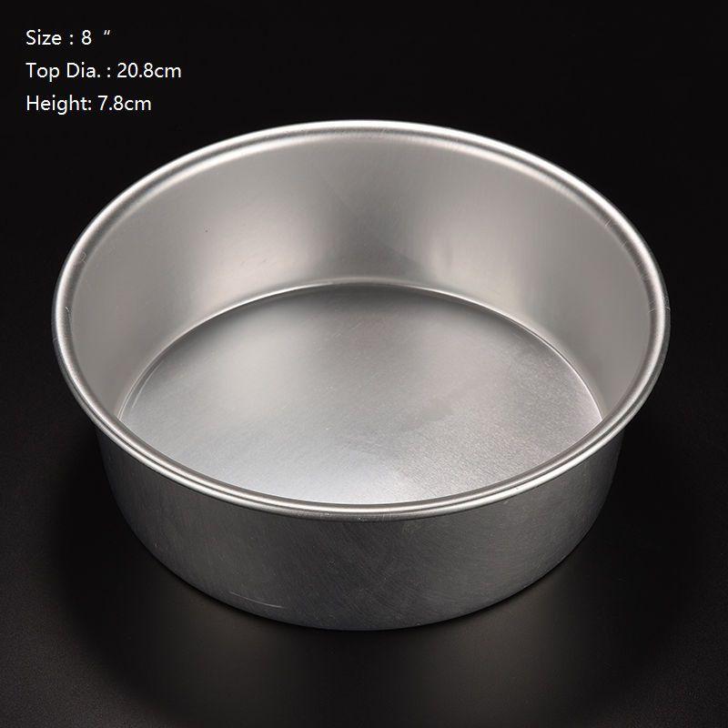 Premium Quality New 4 5 6 8 Inch Aluminum Alloy Round Cake Baking Mould Pan Bakeware Tool