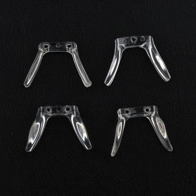 10pcs  Bridge Conjoined PVC Plastic Nose Pads Eyeglasses Eyewear Nose Pads 4models Optipn