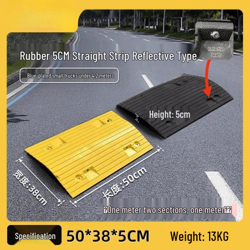 Wave Pattern Rubber Speed Hump