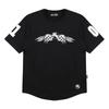 Monkey Flower Unisex Crowd Print Short Sleeve T-Shirt / Mm1Wts17U Black