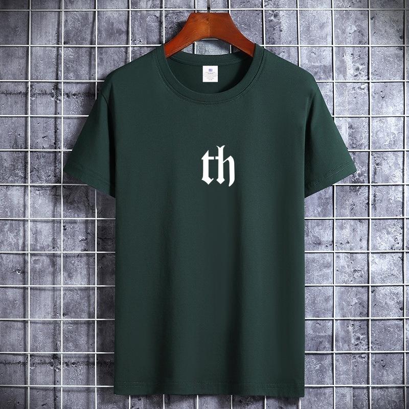 2025 Short-sleeved T-shirt Men And Women Letters Printed Simple Body Shirt Loose Basic Models Versatile Couple Casual Tops