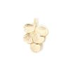 1-5 PCs Brass Plant Leaf Pendants For Jewelry Making 18K Gold Plated Earrings Charms DIY Necklace Findings