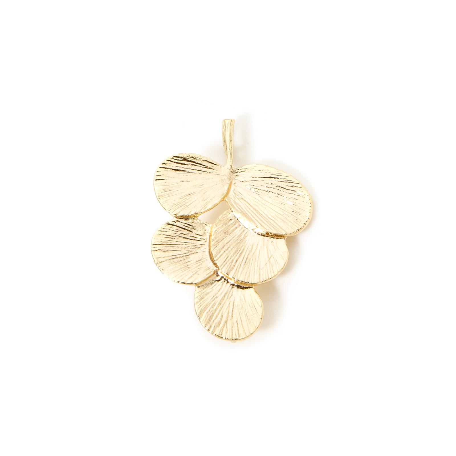 

1-5 PCs Brass Plant Leaf Pendants For Jewelry Making 18K Gold Plated Earrings Charms DIY Necklace Findings