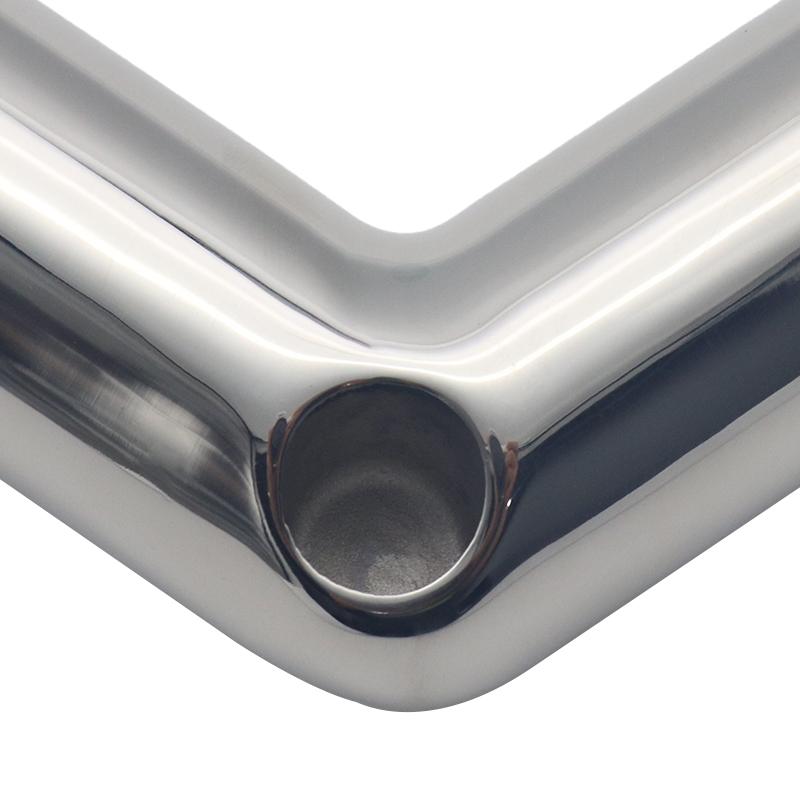2-Way Pipe Fitting Elbow Marine 110/120/140 Degree Boat Hand Rail Fitting Elbow Pipe Connector 22/25mm with L Shape Hex Key