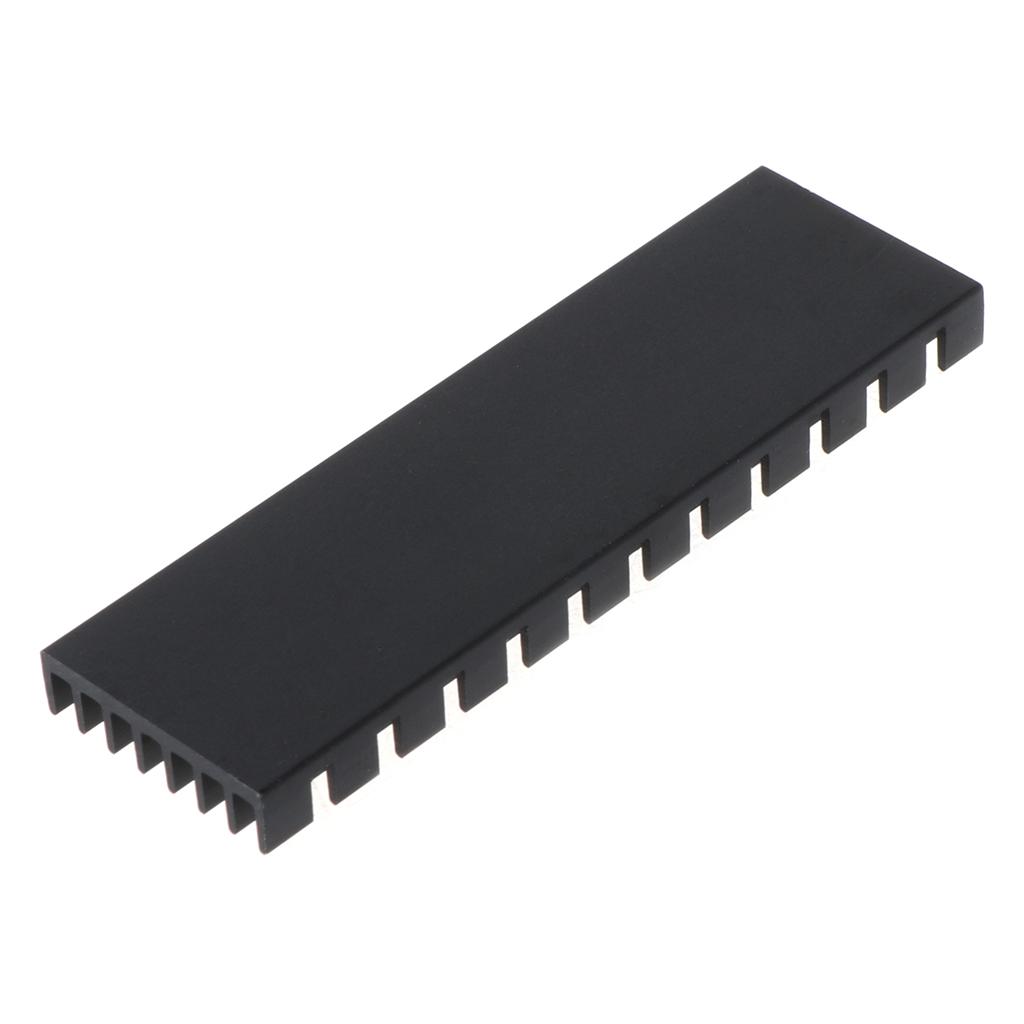 Aluminum Cooling Heat Sink Thermal Pads Heat Dissipation Radiator Thickness 6mm for M.2 Sata PCI-E NVME M2 SSD Heatsink