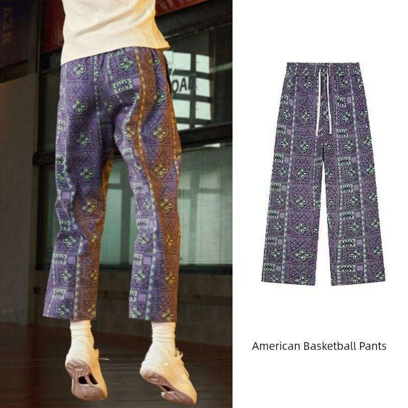 Fashion Wind Wide Leg Loose Student Basketball Pants