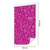 Wallpaper School Supplies purple and powder pink, purple background 50x1000
