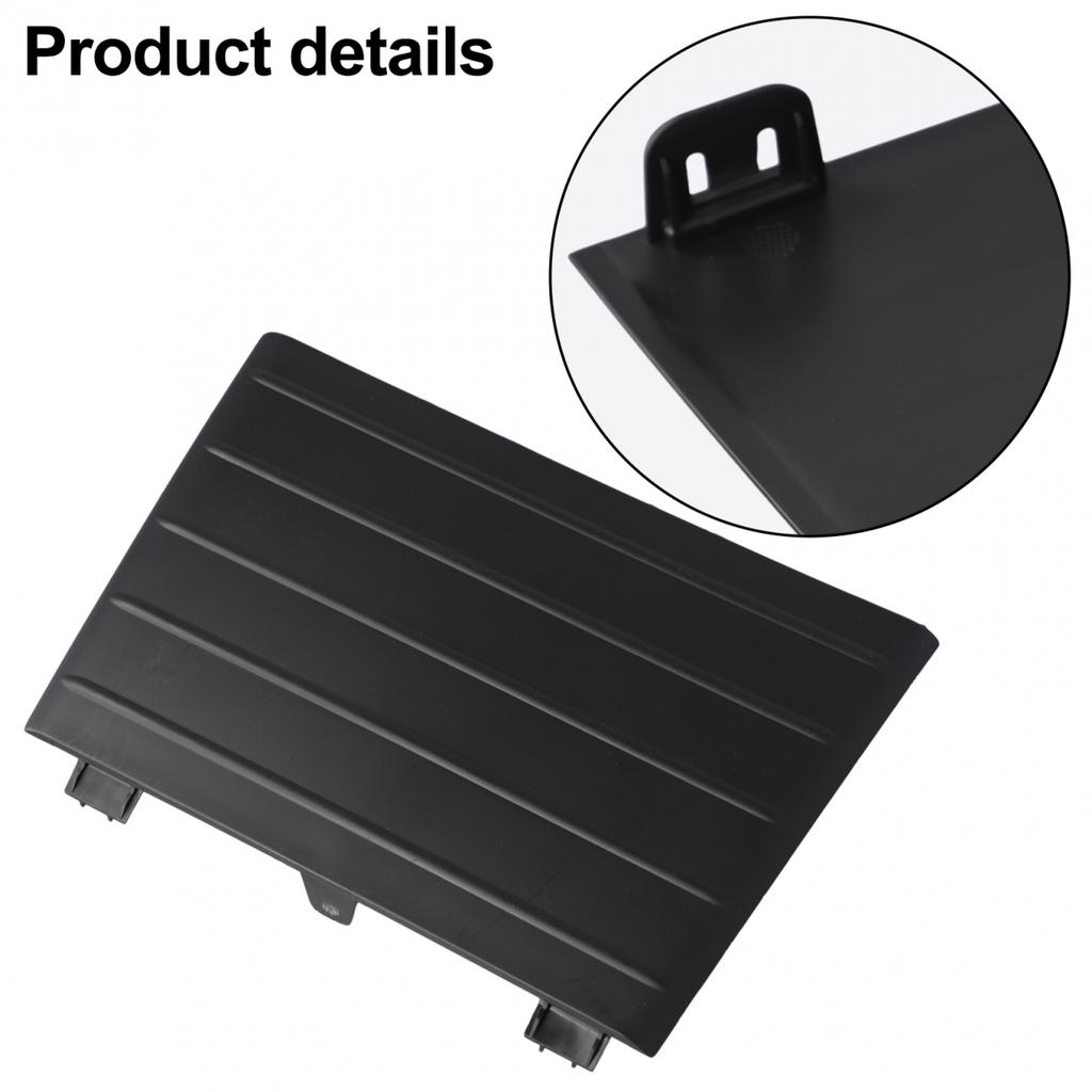 ABS Black Center Grille Cover Easy To Use Fitments Front Bumper