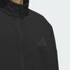 Adidas Lounge Woven Sportswear Logo Waterproof Loose Fit Stand Collar Drop Shoulder Long Sleeve Jacket Men Jacket Black JZ8408