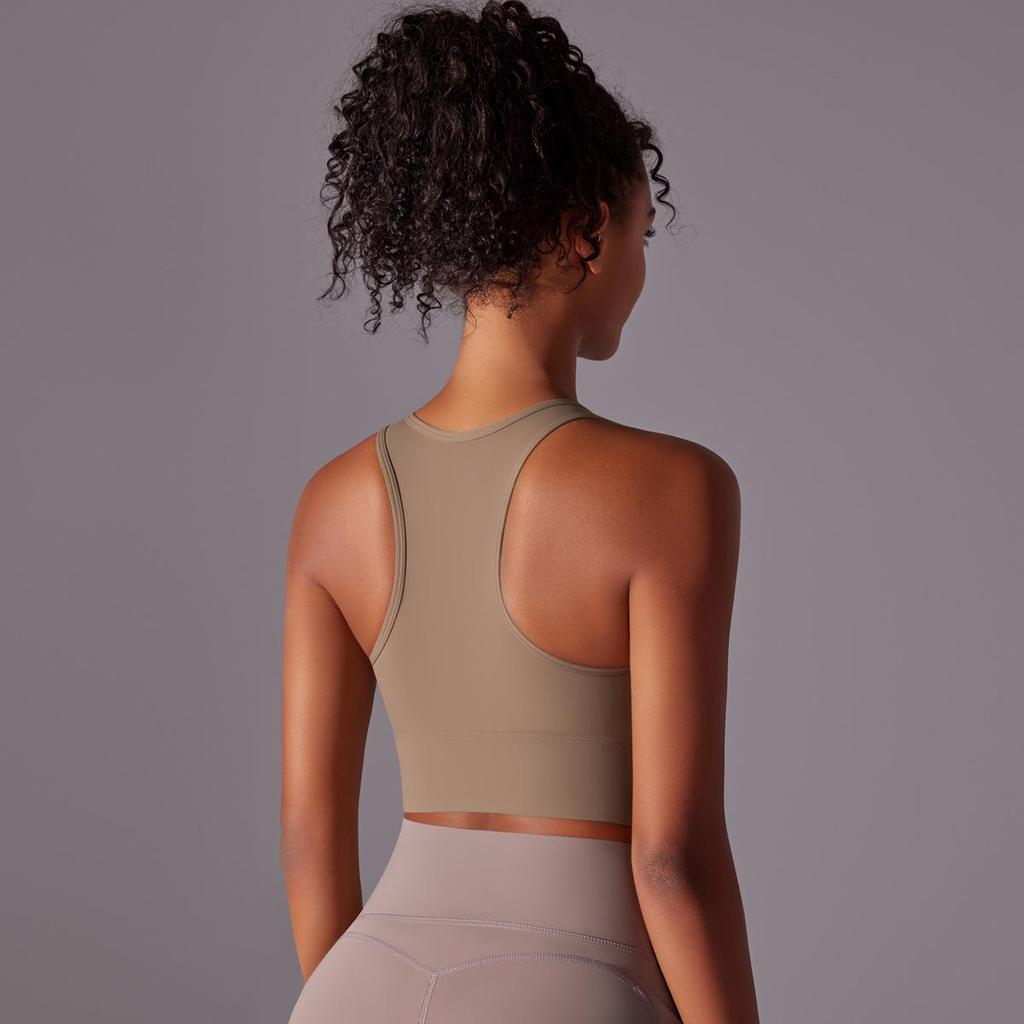 Damen Schlankmachender Sport-BH - Einteilige Kurvenpassform für Yoga und Fitness